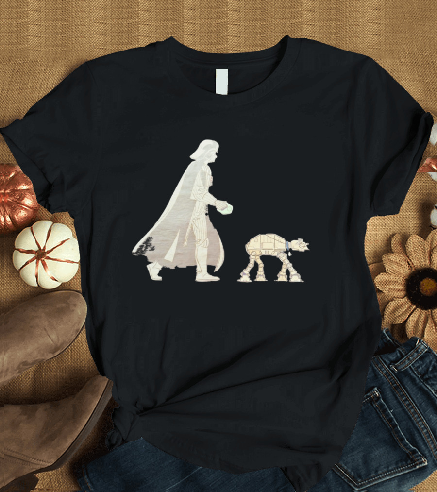 Star Wars Darth Vader Walking AT AT Walker T-Shirt