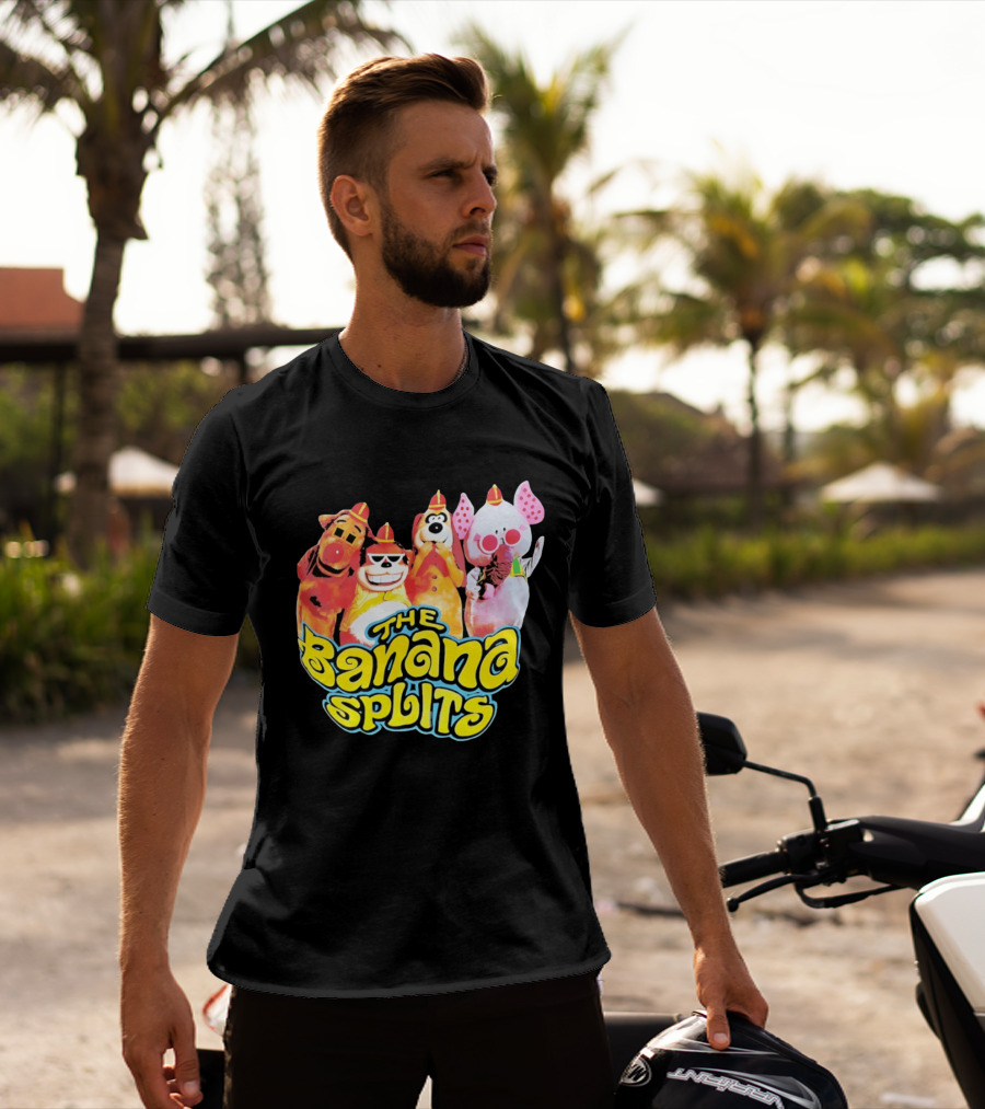 The Banana Splits Characters Hanna Barbera Retro Animation Series T-Shirt
