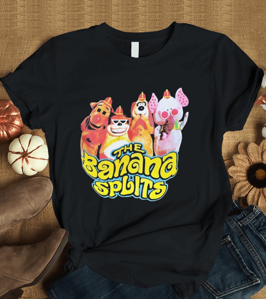 The Banana Splits Characters Hanna Barbera Retro Animation Series T-Shirt