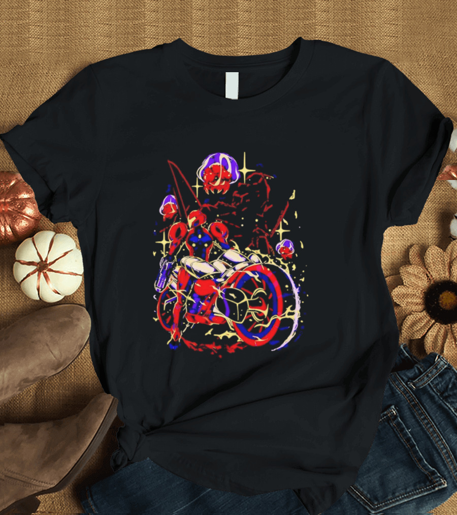 Under New Stars Samus Aran Vi O La Motorcycle Metroid Prime 4 Beyond T-Shirt