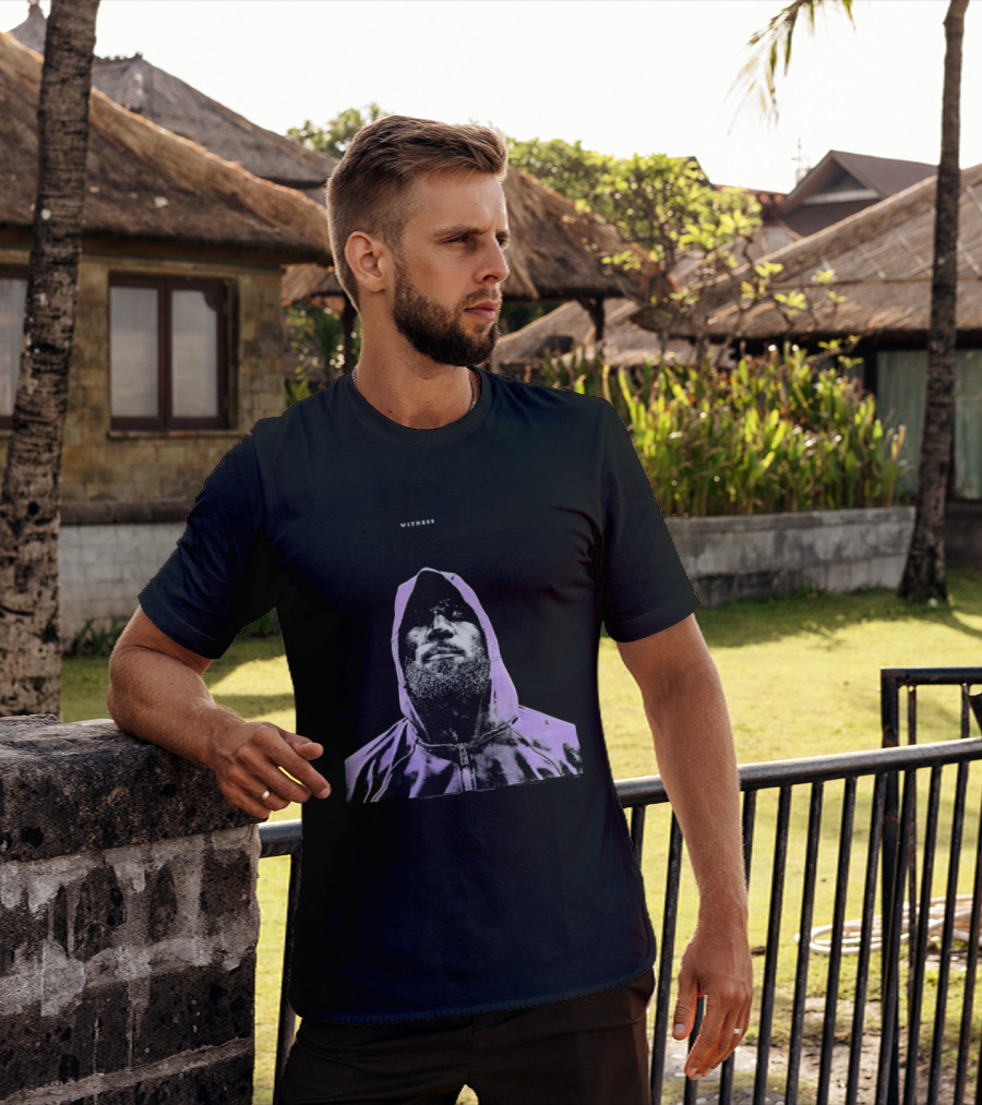 Witness LeBron James Style Purple T-Shirt