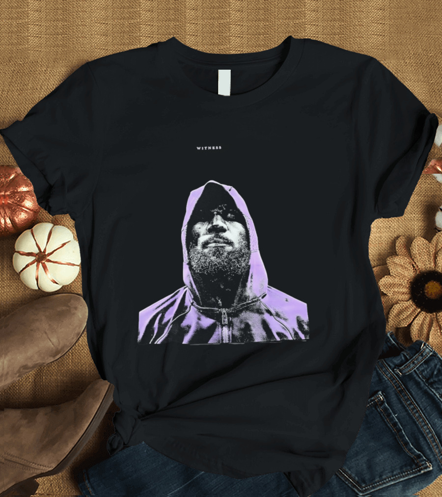 Witness LeBron James Style Purple T-Shirt