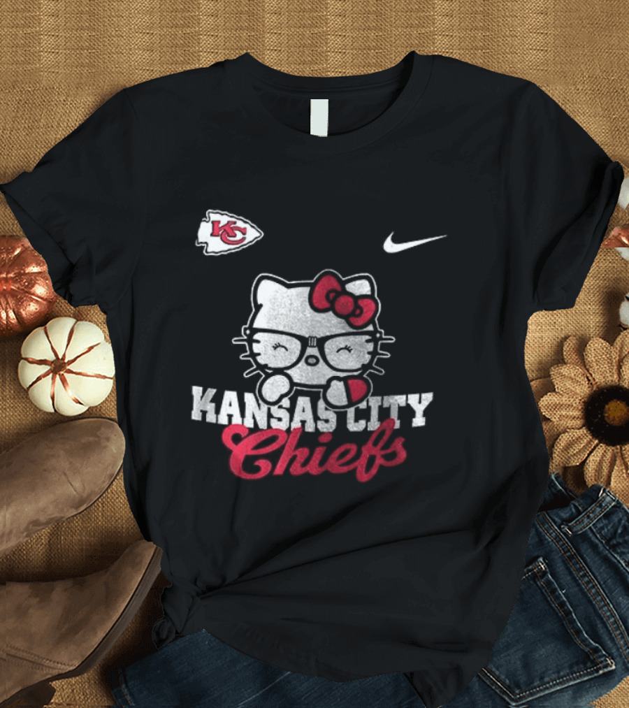 Kansas City Chiefs Hello Kitty Nike Collaboration T-Shirt