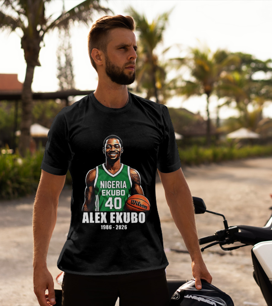 Alex Ekubo 1986 2026 Nollywood Nigeria Basketball Player T-Shirt