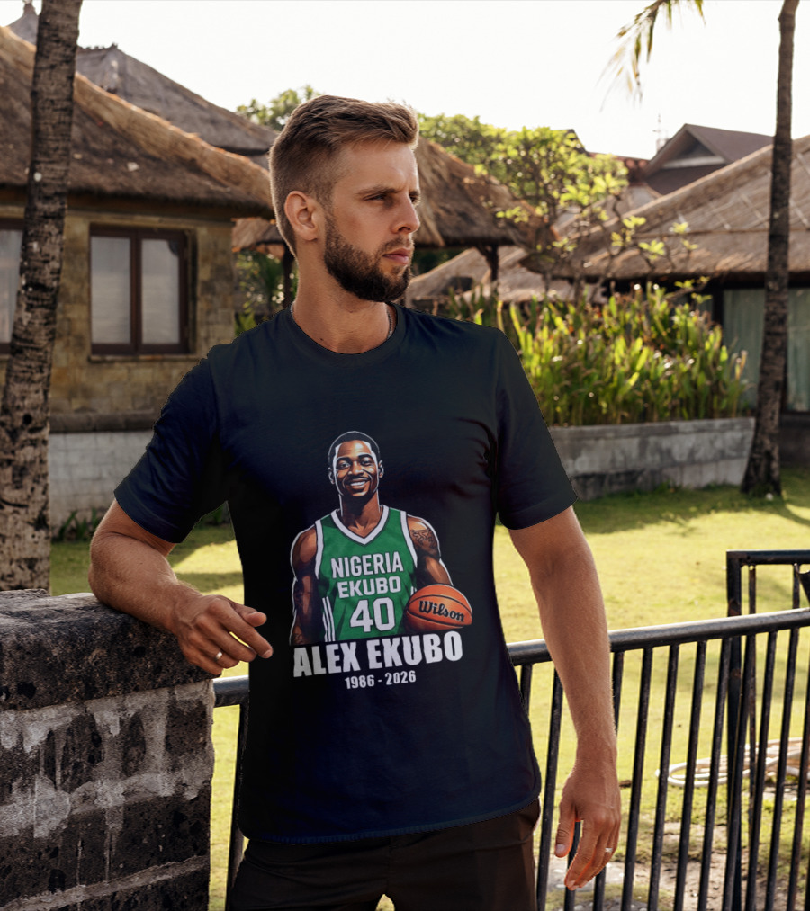Alex Ekubo 1986 2026 Nollywood Nigeria Basketball Player T-Shirt