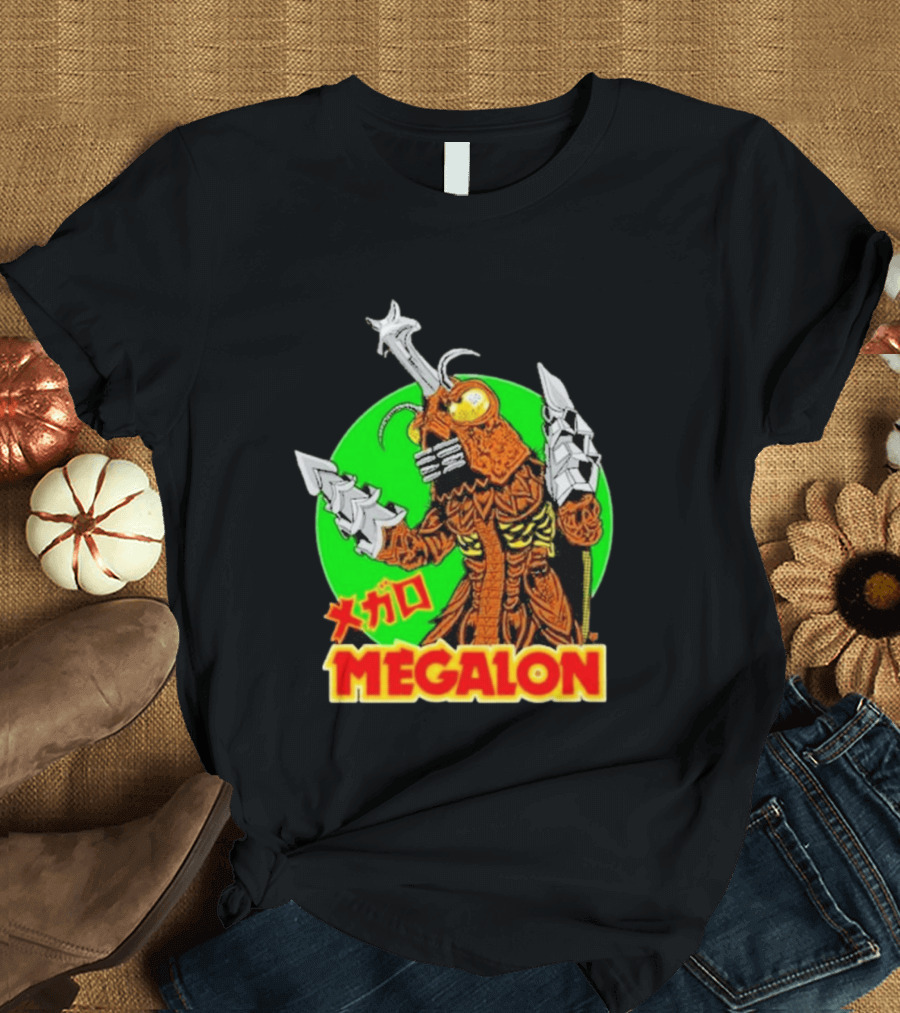 Cavitycolors Megalon Monster Kaiju Japanese Horror And Halloween T-Shirt