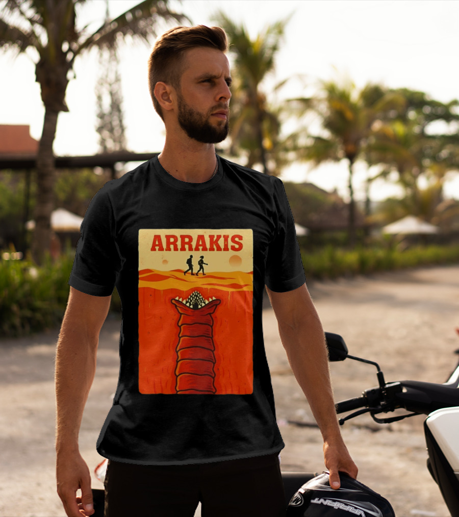 Arrakis Sandworm Apocalypse Movie Style Dune T-Shirt