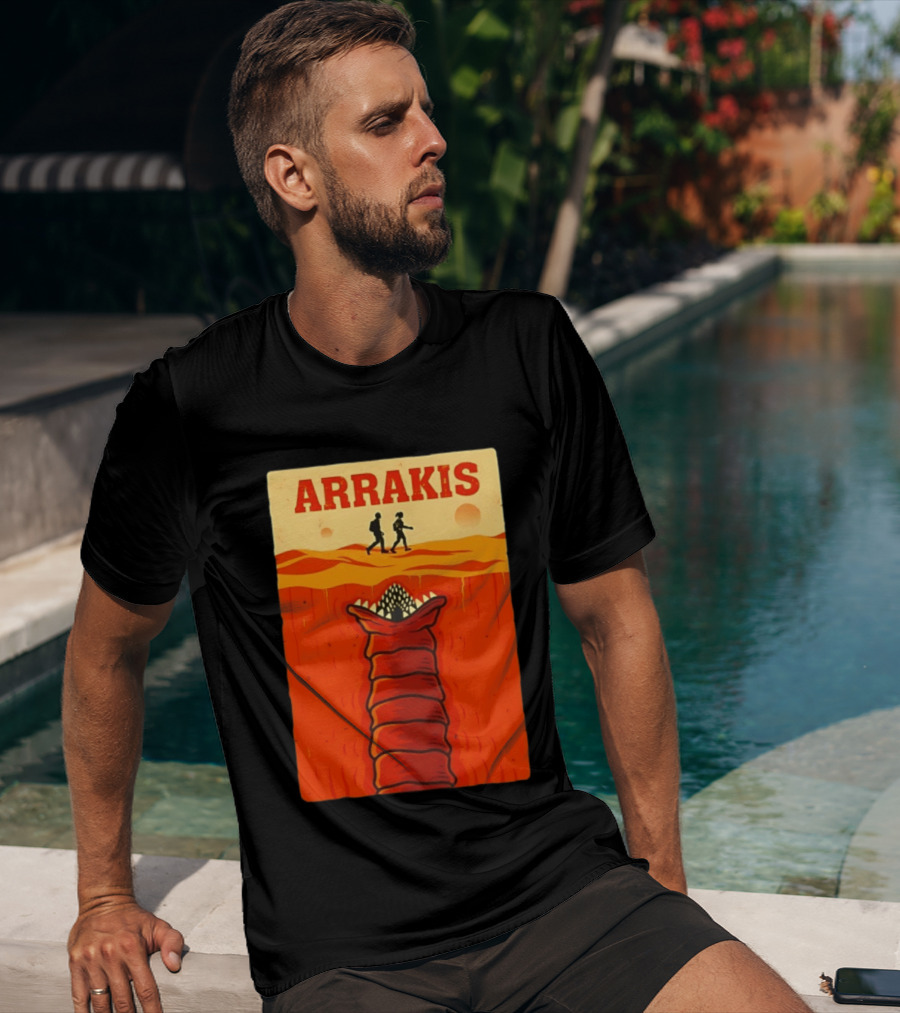 Arrakis Sandworm Apocalypse Movie Style Dune T-Shirt