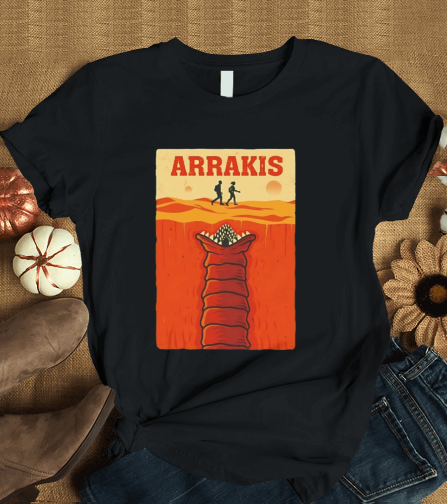 Arrakis Sandworm Apocalypse Movie Style Dune T-Shirt