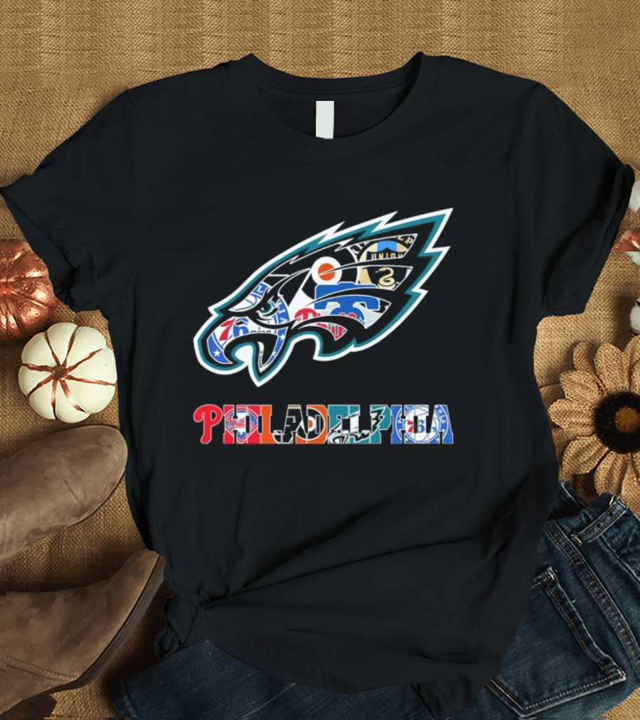 Philadelphia Eagles And Sports Teams Symbolic T-Shirt