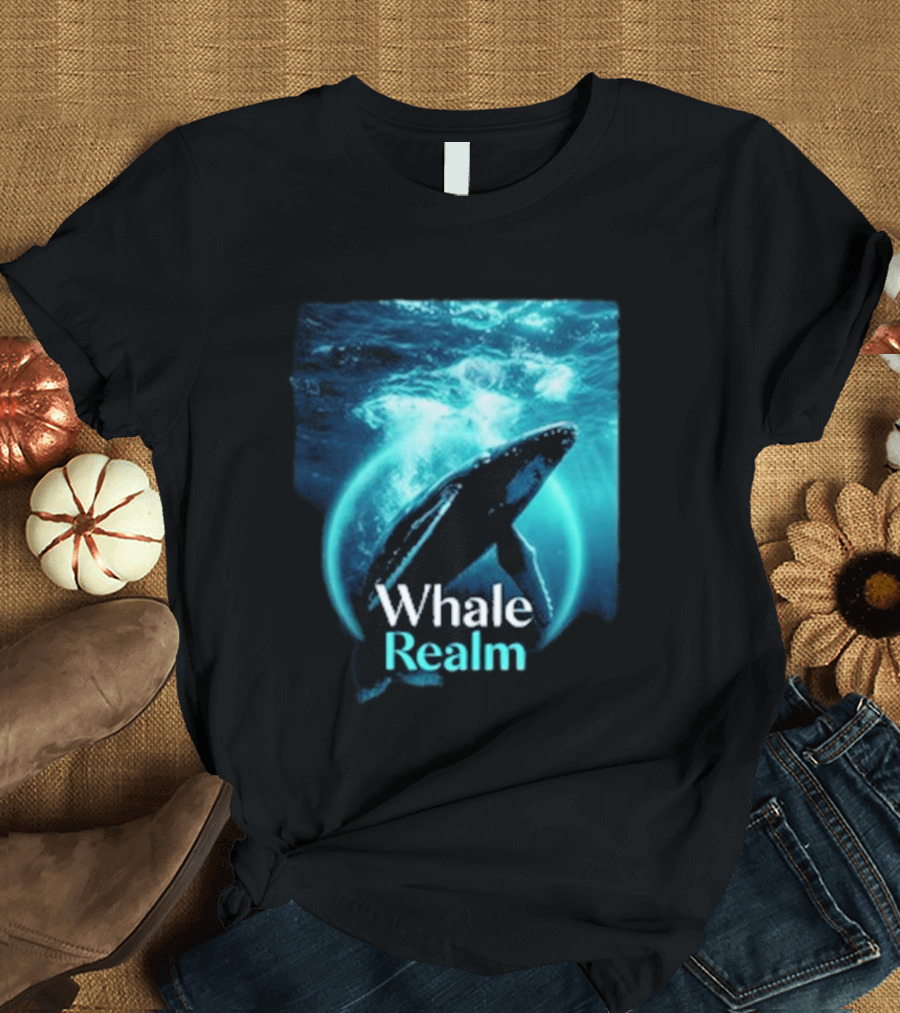 Whale Realm Cinematic Underwater Escape T-Shirt