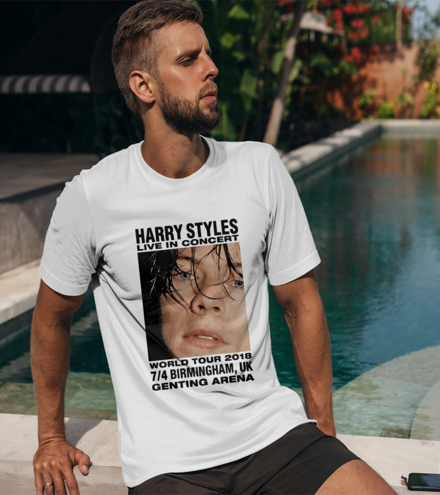 Harry Styles Live In Concert World Tour 2018 Birmingham UK Genting Arena T-Shirt