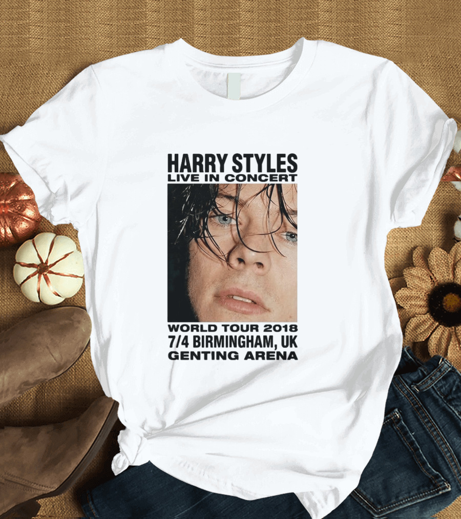 Harry Styles Live In Concert World Tour 2018 Birmingham UK Genting Arena T-Shirt