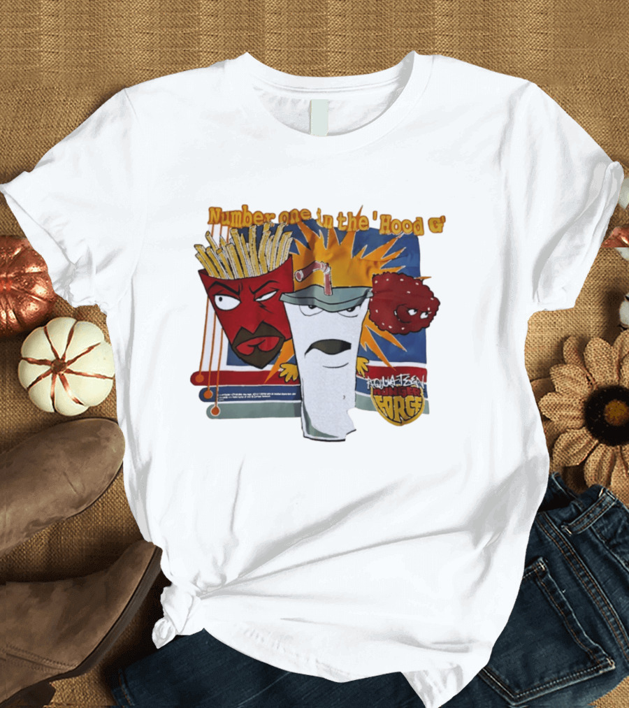 Number One In The 'Hood G Aqua Teen Hunger Force Frylock Master Shake Meatwad T-Shirt