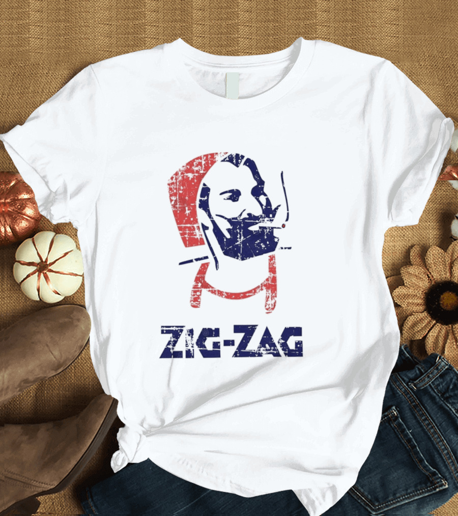 Zouave Soldier Zig Zag Smoking T-Shirt