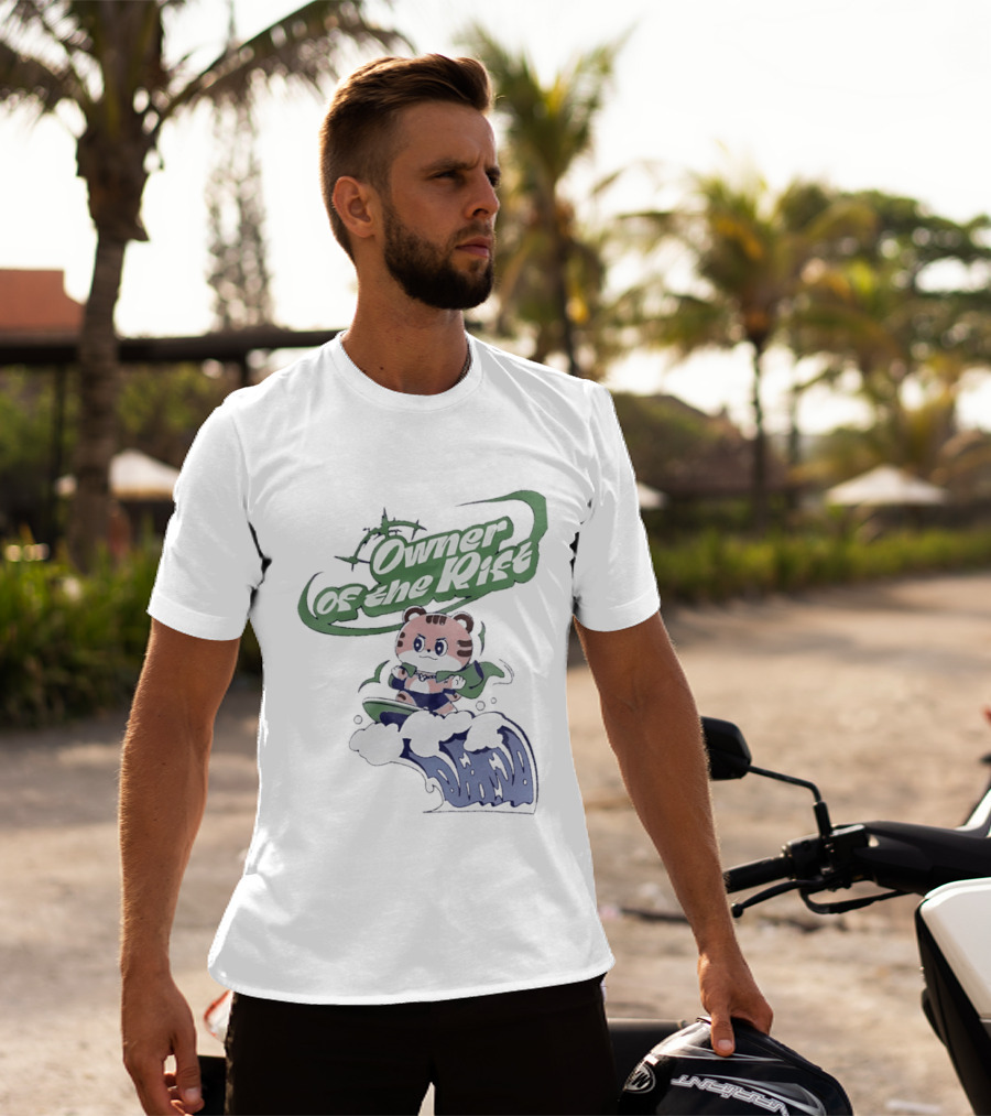 Owner Of The Waves Tiger Surfing Adventure T-Shirt