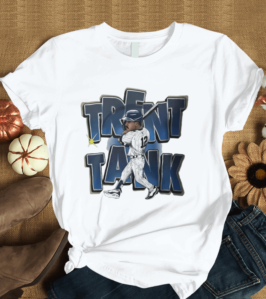 Trent Tank Baseball Homerun Player Number 12 T-Shirt