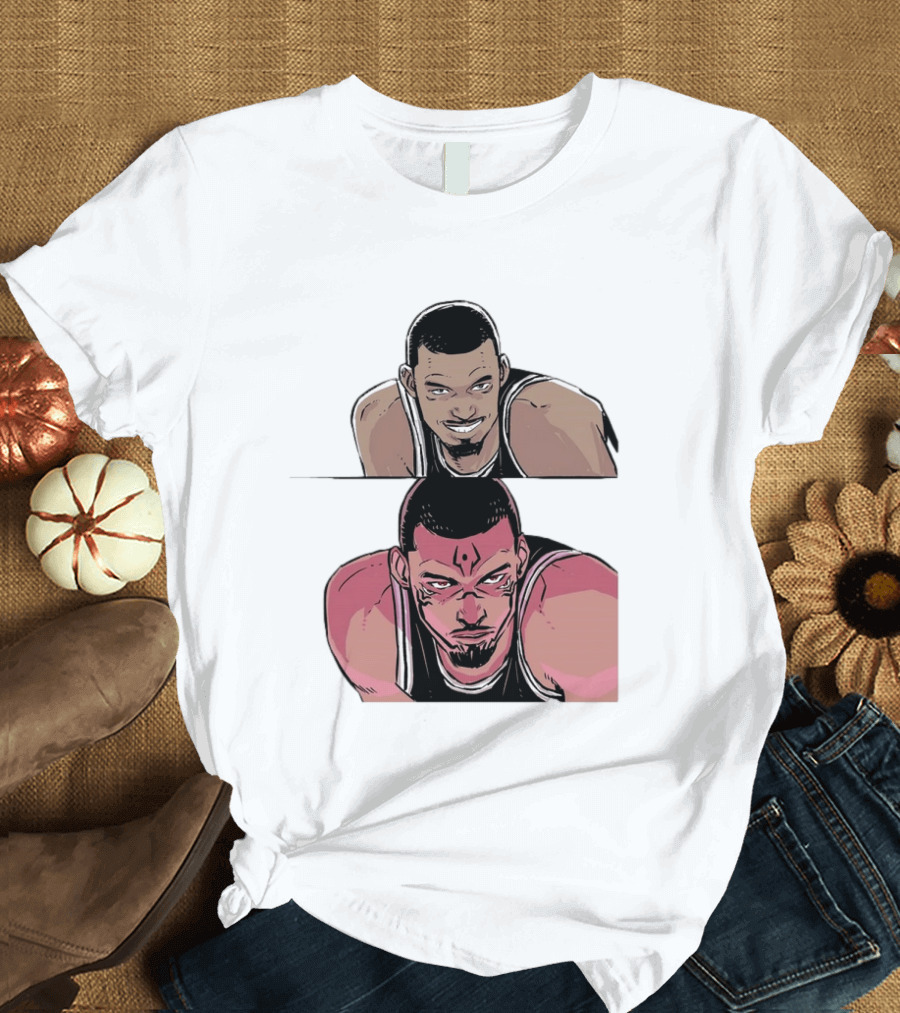 Victor Wembanyama Anime Style Transformation Wemby To Wemkuna T-Shirt
