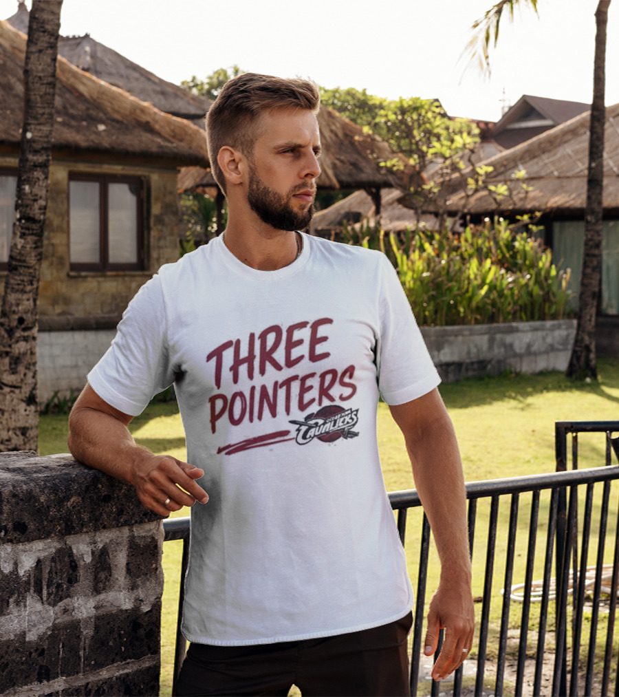 Three Pointers Cleveland Cavaliers Team T-Shirt