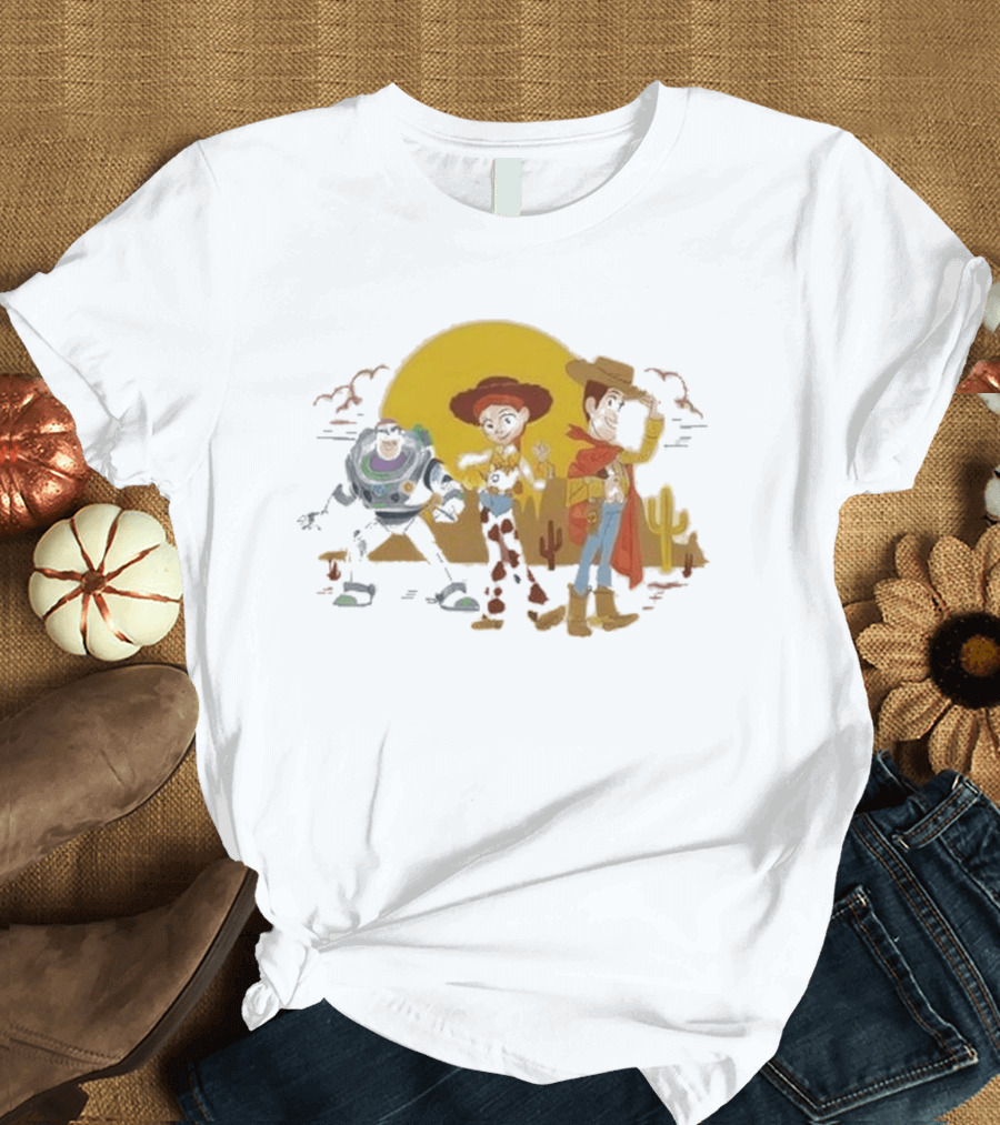 Arizona Diamondbacks X Toy Story Collaboration May 24 2026 Buzz Lightyear Woody Jessie Desert Scene T-Shirt