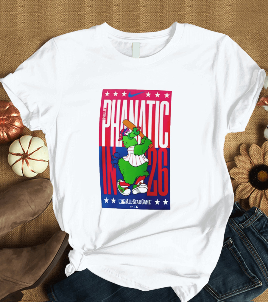 Phillie Phanatic MLB All Star Game 2026 Nike T-Shirt