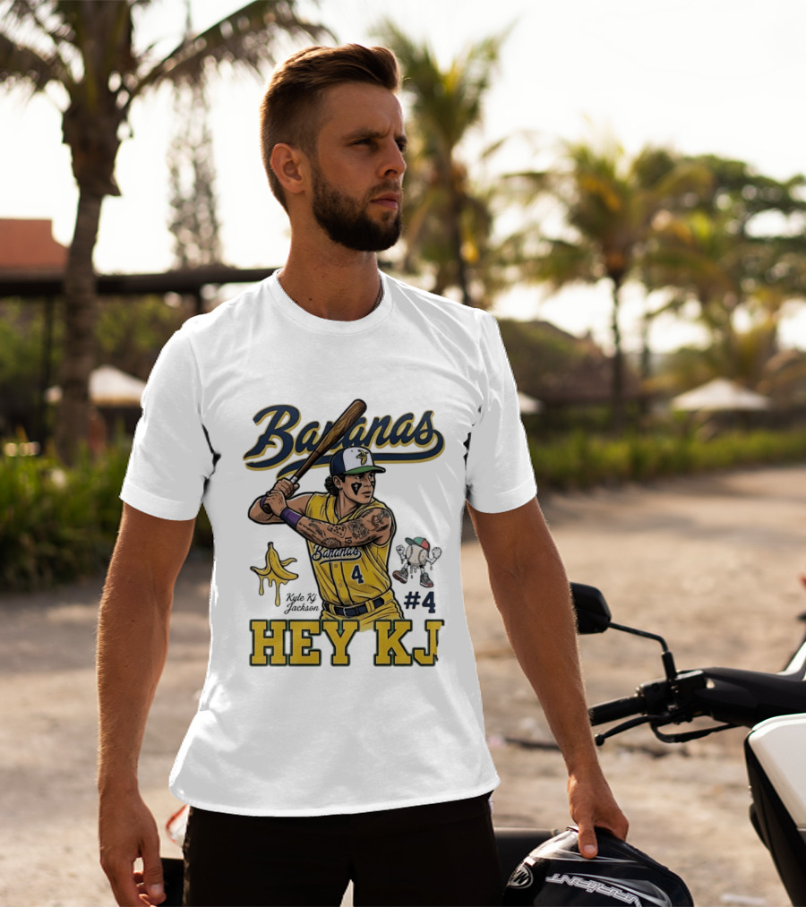 Bananas Kyle Kj Jackson Number 4 Hey KJ T-Shirt