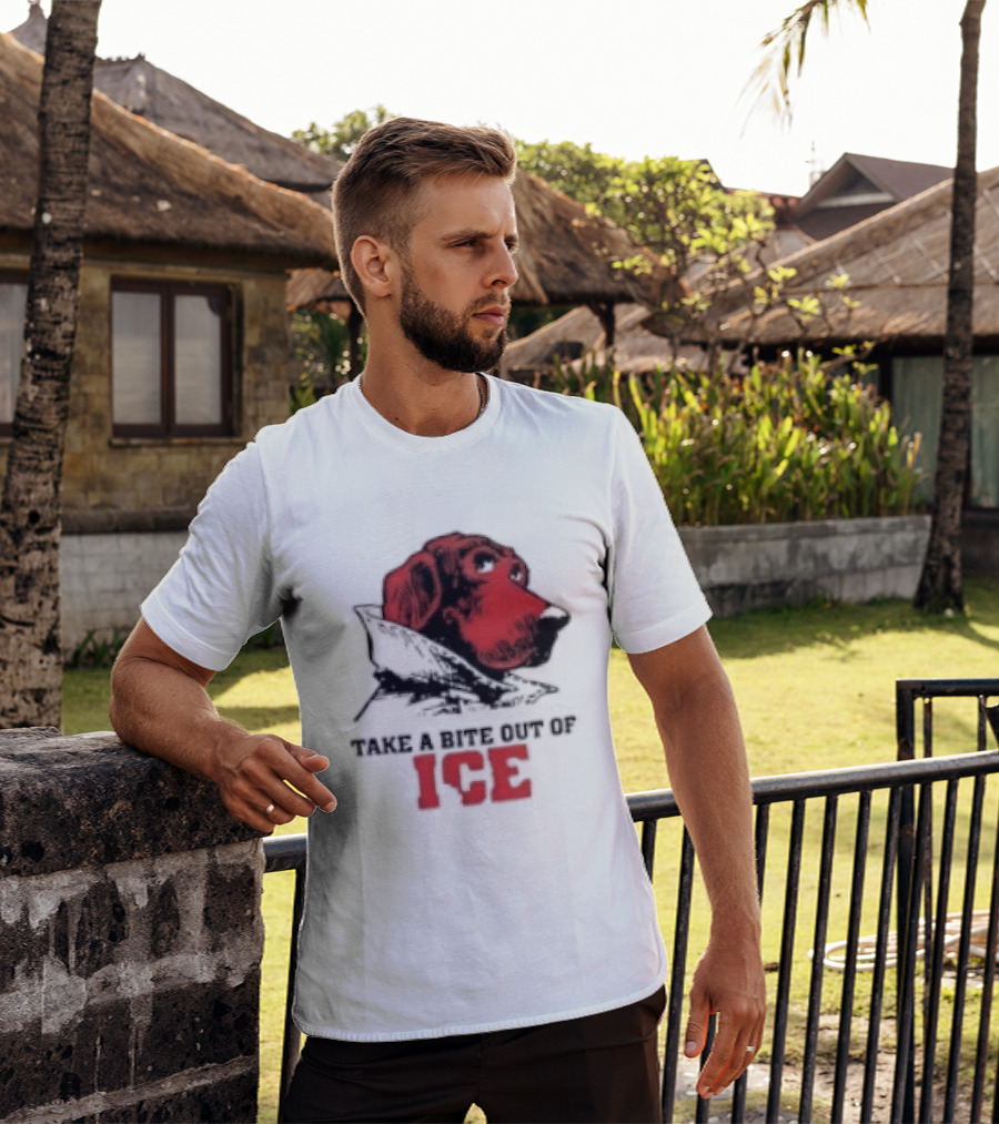 McGruff The Crime Dog Take A Bite Out Of ICE Cops Aren't Your Friend T-Shirt