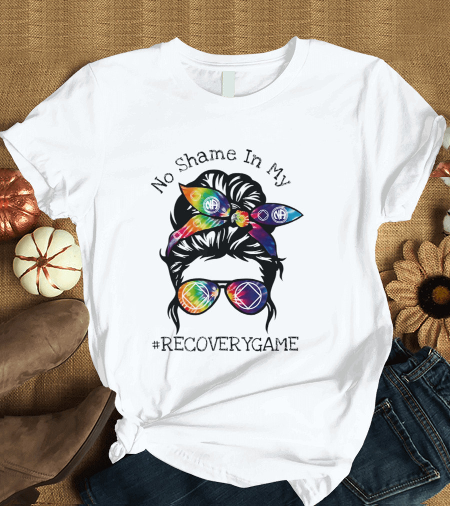 No Shame In My Recoverygame Narcotics Anonymous Alcoholics Anonymous T-Shirt