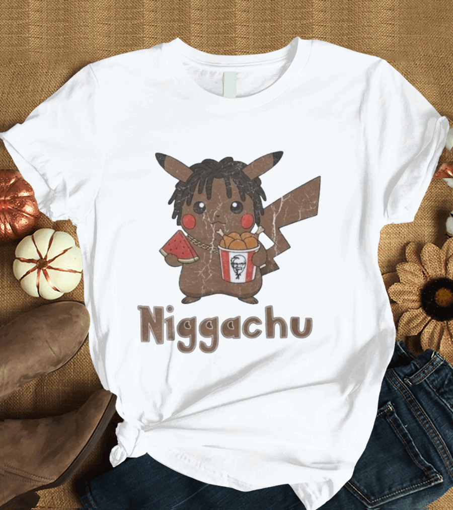 Pokemon PikaJew And Niggachu T-Shirt