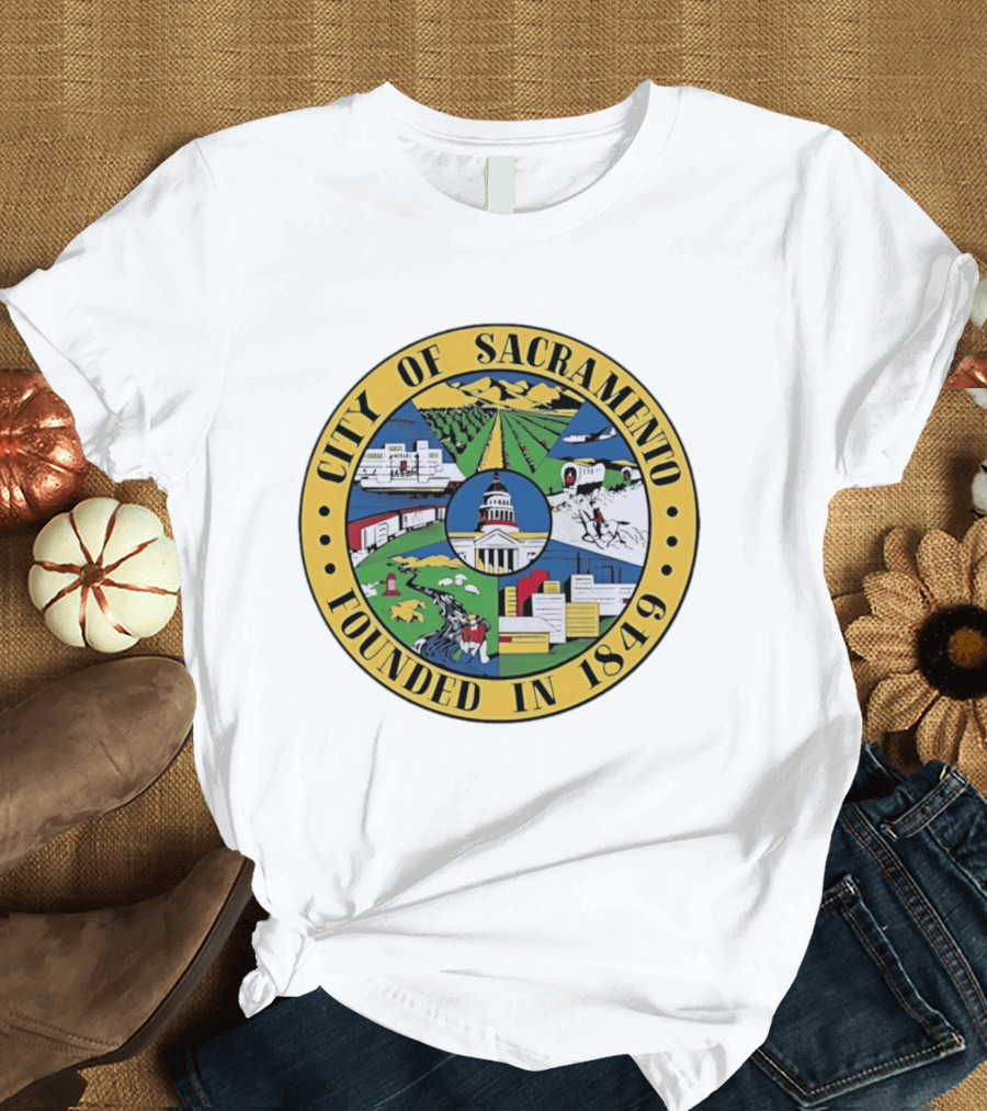 City Of Sacramento Founded In 1849 California T-Shirt