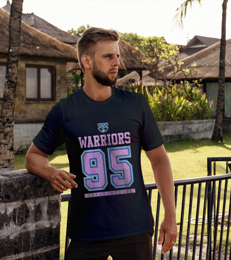 New Zealand Warriors 95 RD Name And Number T-Shirt