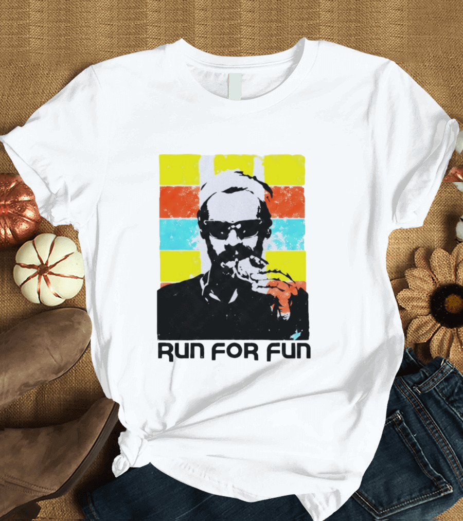 Together Tour Amsterdam Run For Fun 2026 Icon With Sunglasses Eating Pizza T-Shirt