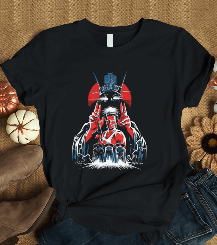 Big Trouble In Little China Jack Burton Action Pose T-Shirt