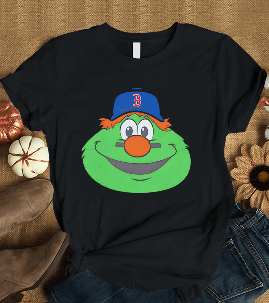 Boston Red Sox Wally The Green Monster Big Face 2026 T-Shirt