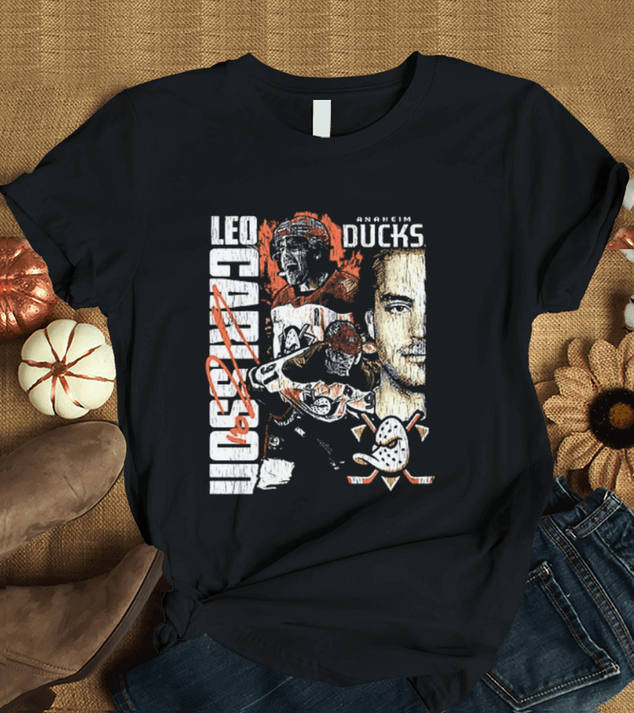 Leo Carlsson Anaheim Ducks Hockey 2026 T-Shirt