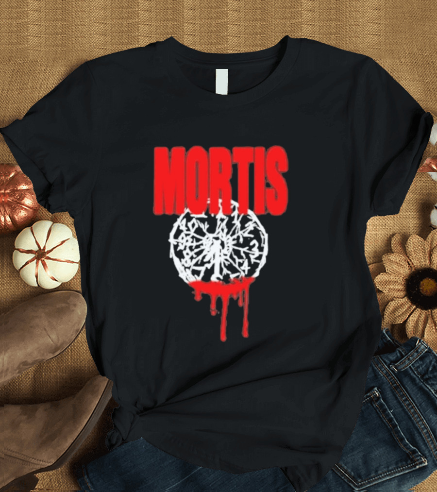 MORTIS Dripping Bloody Wheel T-Shirt