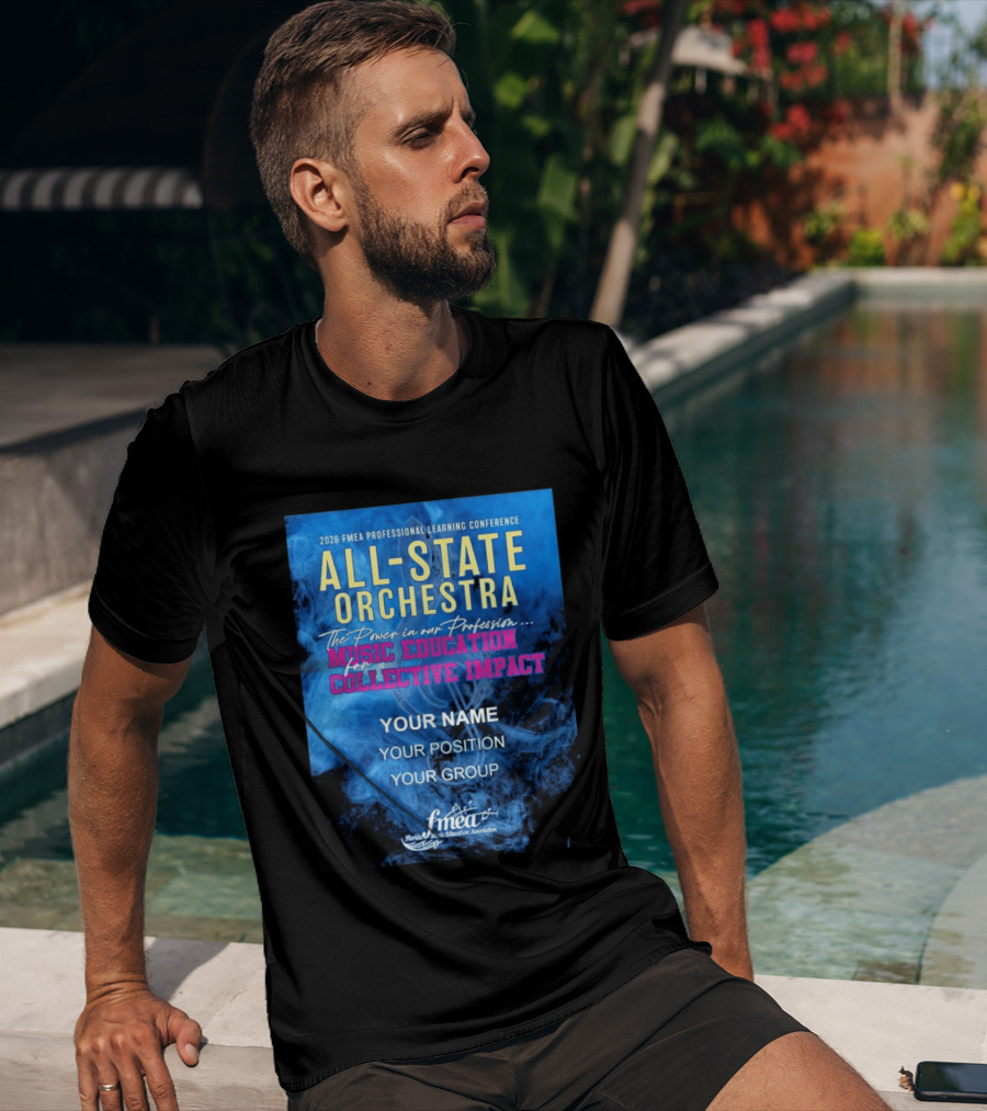 2026 FMEA Professional Learning Conference All State Orchestra Music Education For Collective Impact T-Shirt