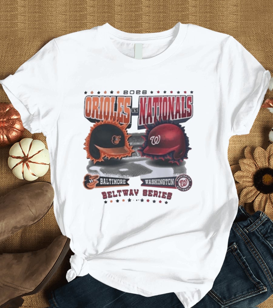 2026 Baltimore Orioles Vs Washington Nationals Beltway Series T-Shirt