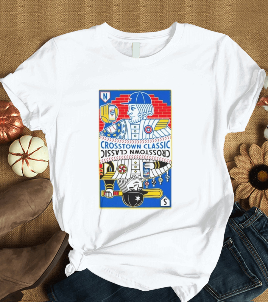 Crosstown Classic Series Card Chicago Cubs Vs Chicago White Sox T-Shirt