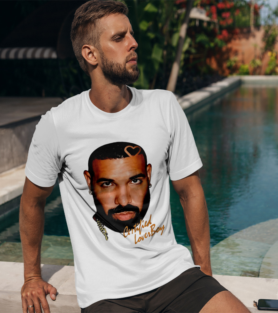 Drake Certified Lover Boy Heart Hair T-Shirt