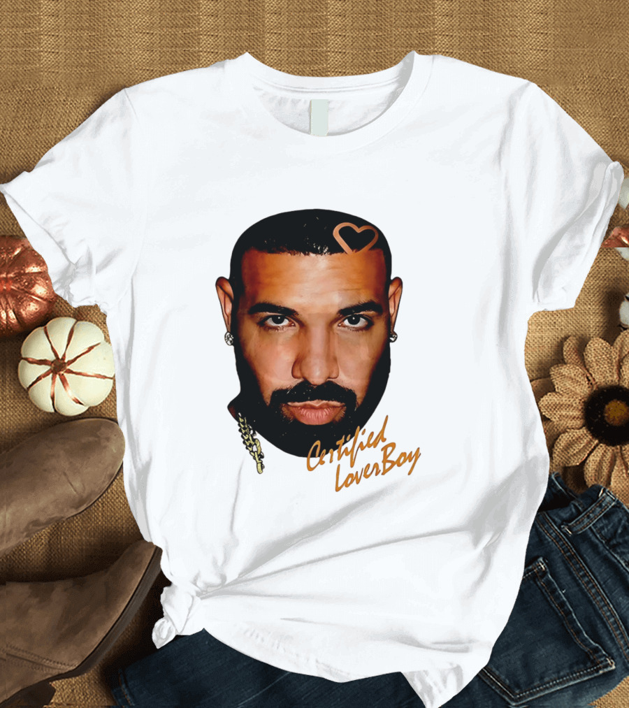 Drake Certified Lover Boy Heart Hair T-Shirt