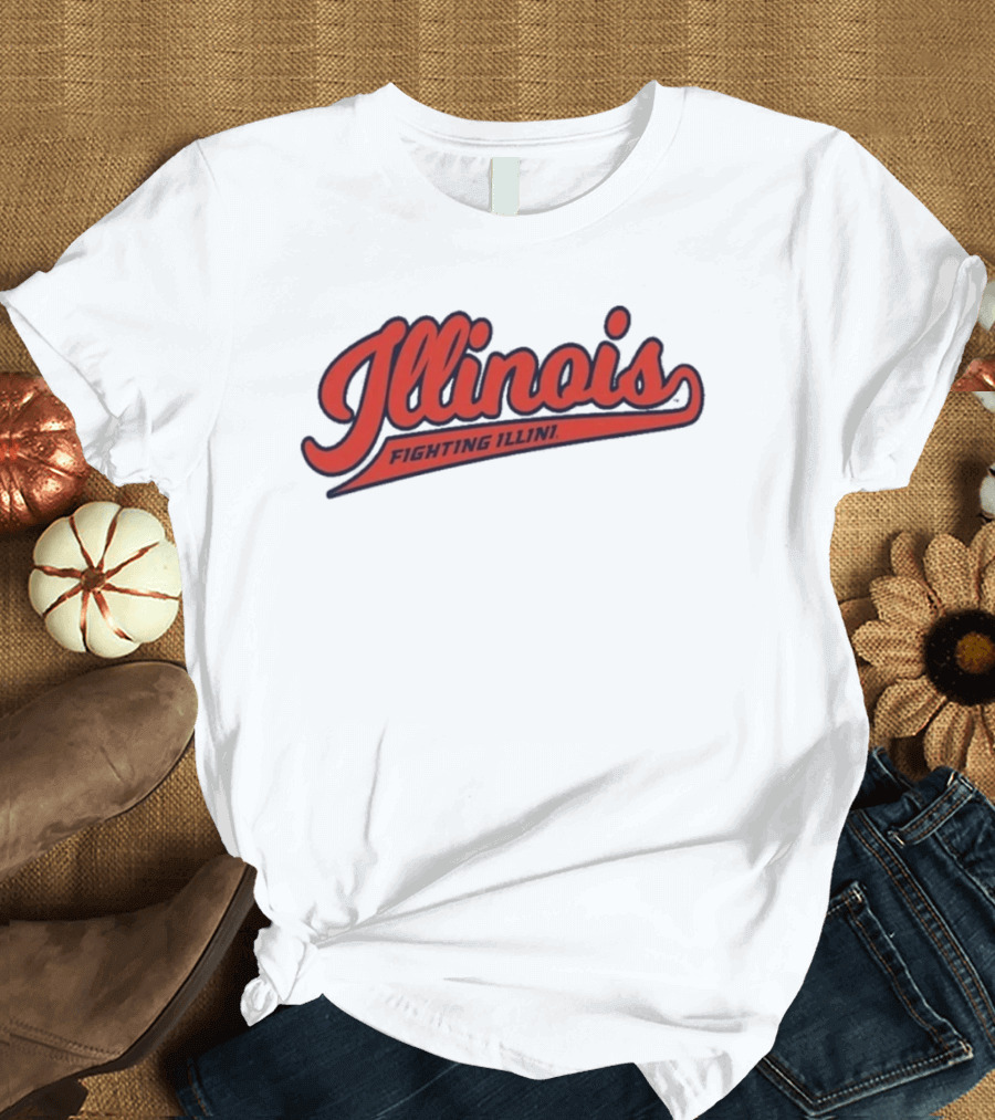 Illinois Fighting Illini Bold Script T-Shirt