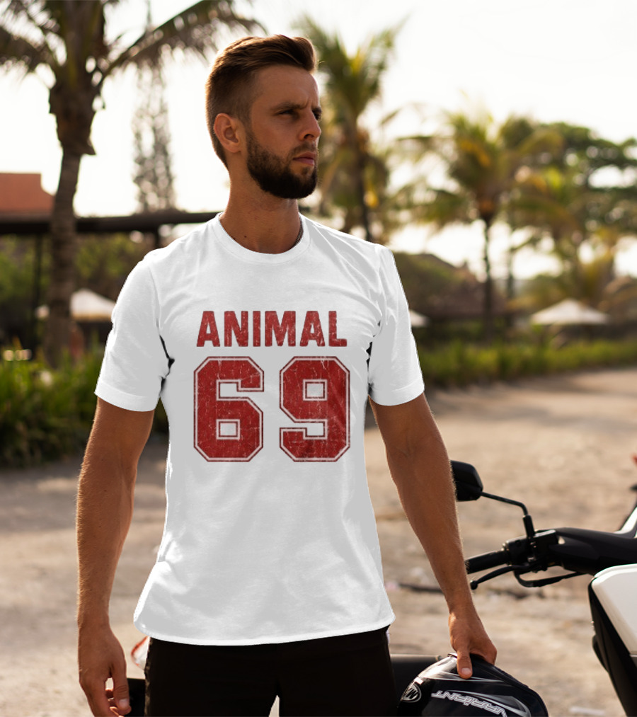 Justin Bieber Animal 69 Retro Jersey T-Shirt