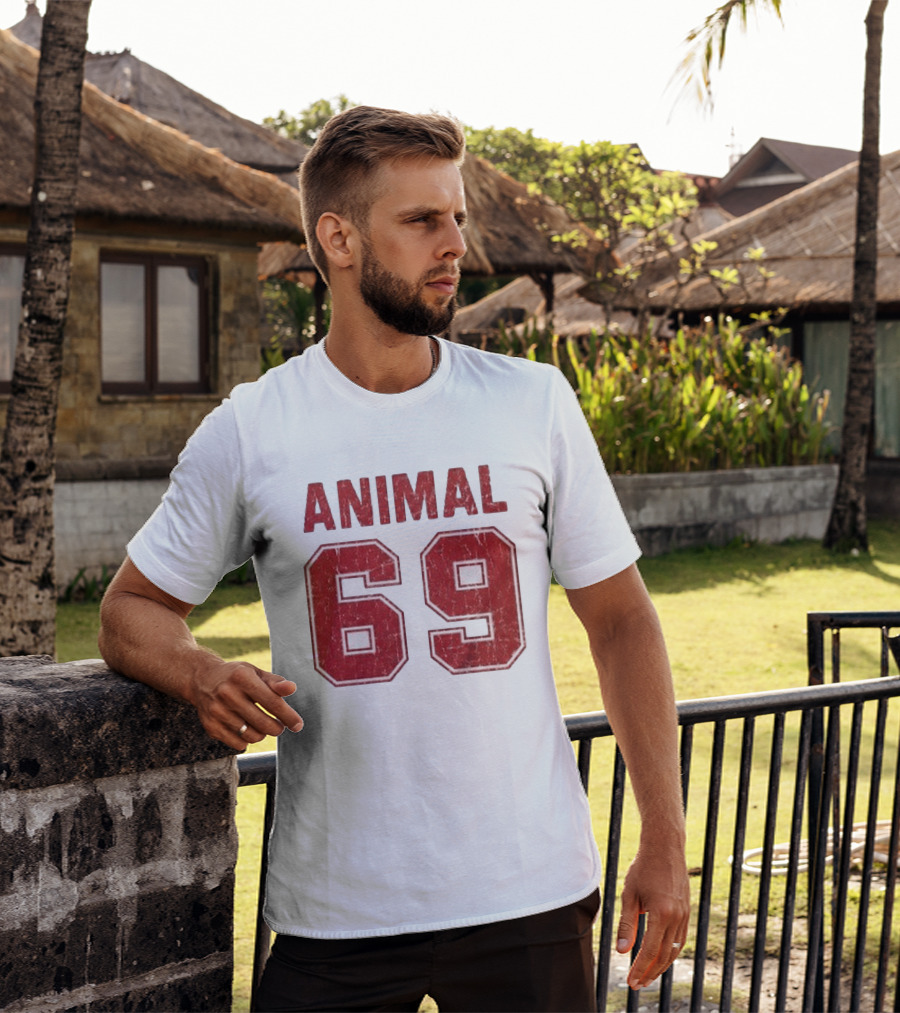 Justin Bieber Animal 69 Retro Jersey T-Shirt