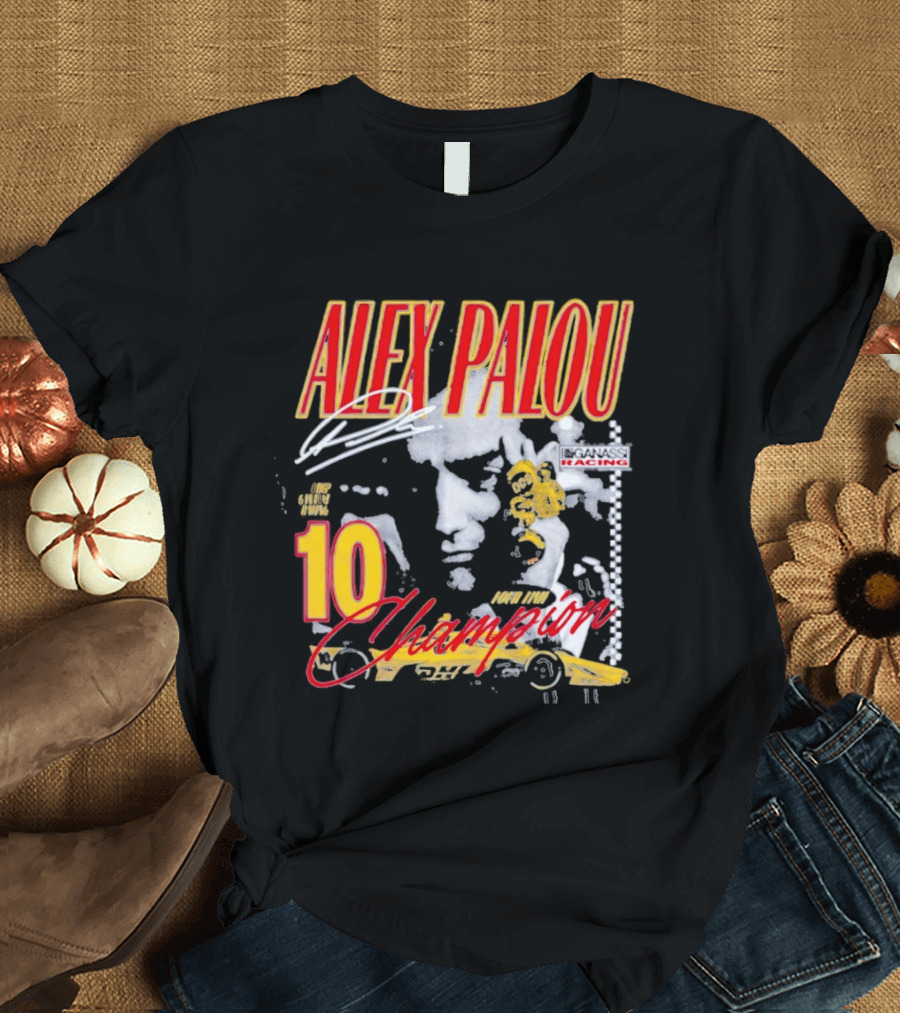 Alex Palou Chip Ganassi Racing 10 Four Time Champion T-Shirt