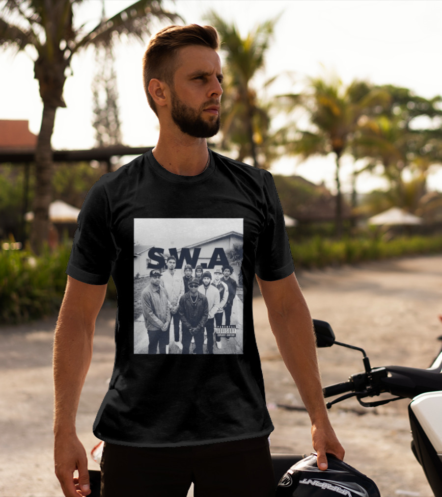 S.W.A San Antonio Spurs NBA Team Photo Iconic Streetwear T-Shirt