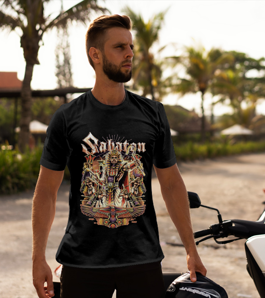 Sabaton The Legendary Tour 2026 Pop Up Collection Pharaoh Alexander Egyptian Hordes Of Khan T-Shirt