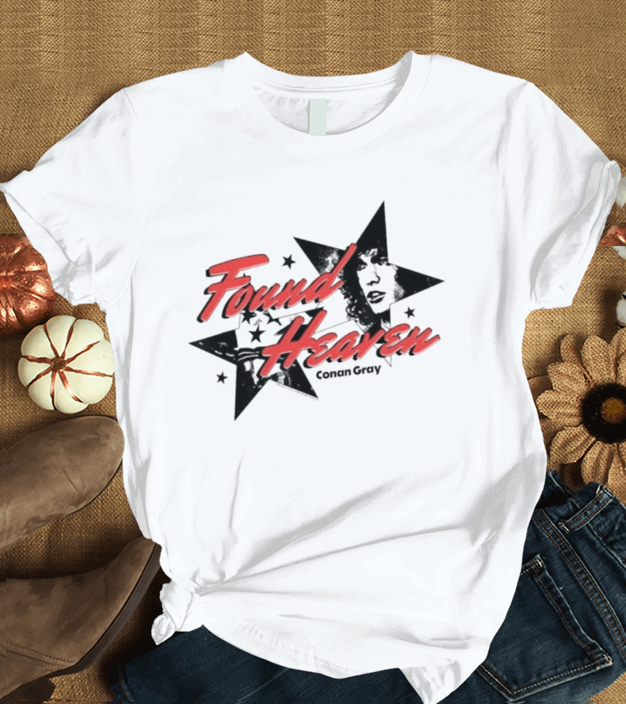Conan Gray Found Heaven Stars Face T-Shirt