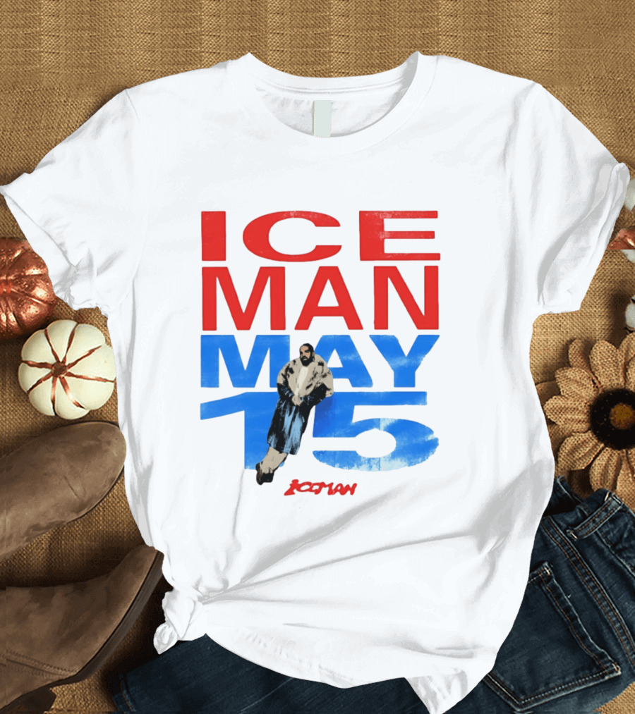 Drake Iceman May 15 Blue Red Styling 2026 Album Cover T-Shirt