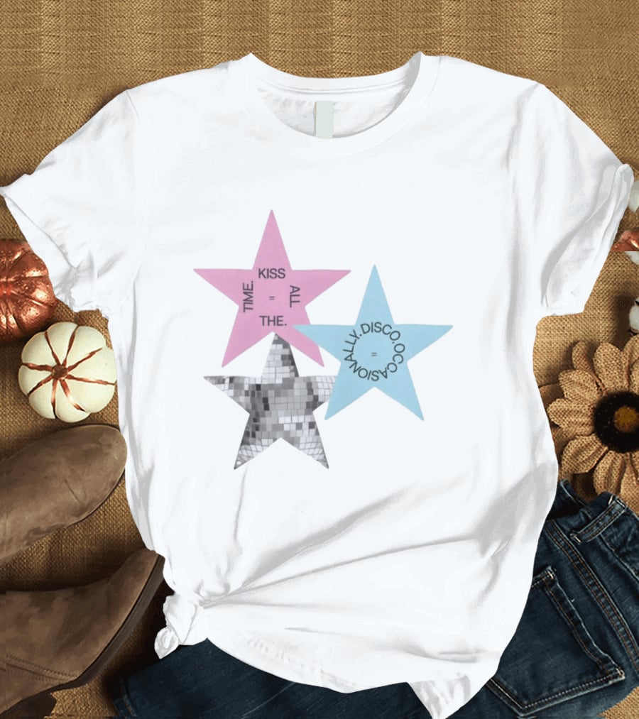 Kiss All The Time Disco Occasionally Stars T-Shirt
